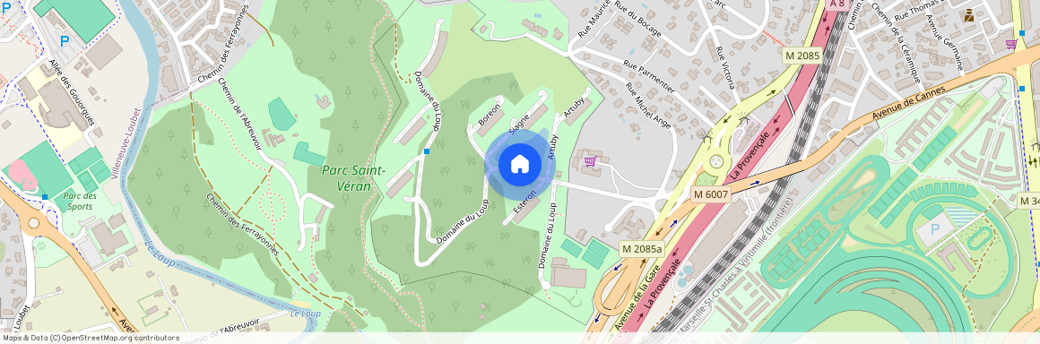 DOMAINE DU LOUP, CAGNES SUR MER