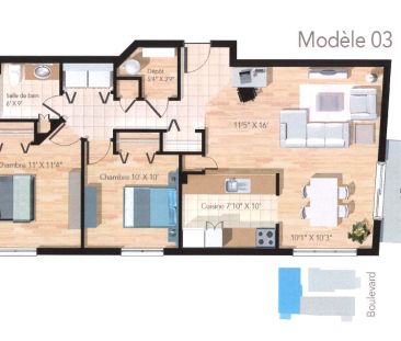 Les Saules, 4½ récent, tranquille, disponible juillet 2026 - Photo 1