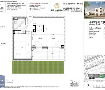 Location Appartement 2 pièces 43m² AVIGNON 84140 - Photo 2