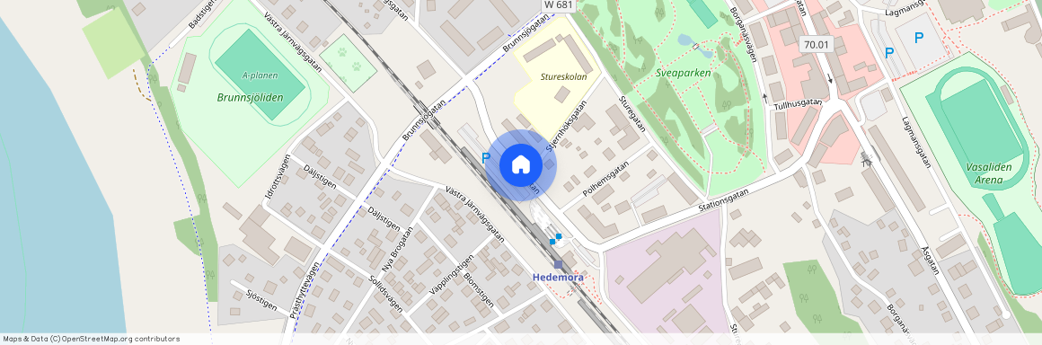 Östra Järnvägsgatan, Hedemora