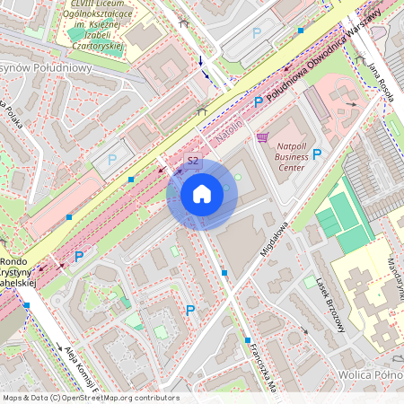 ul. Franciszka Marii Lanciego 16, Natolin, Ursynów, Warszawa, mazowieckie