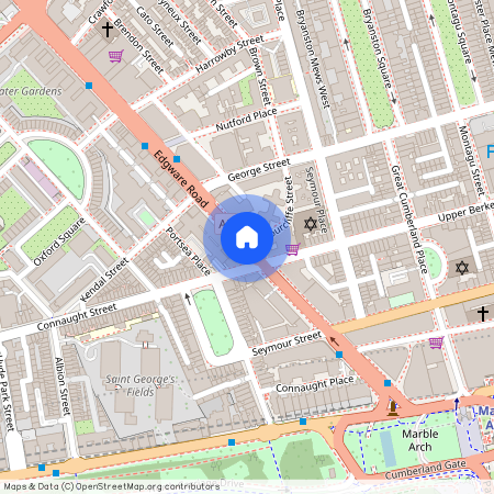Edgware Road, Connaught Village