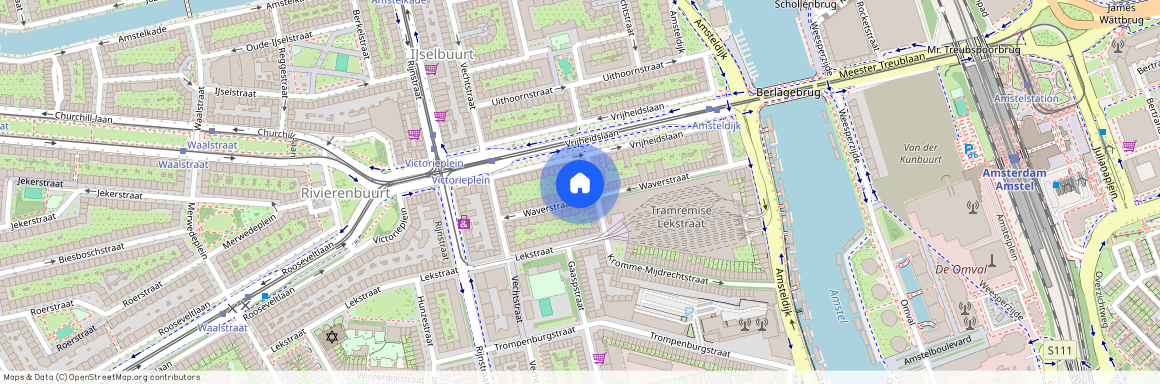 Waverstraat 60-2, Kromme Mijdrechtbuurt, 1079VN, Amsterdam