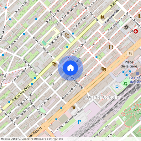 2300, La Chaux-de-Fonds, Rue Jardinière, 105