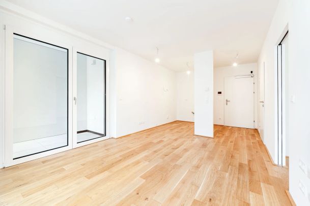 Erstbezug ab Februar 2026! 1,5-Zimmer-Loggiawohnung inkl. Stellplatz zu vermieten! - Photo 1