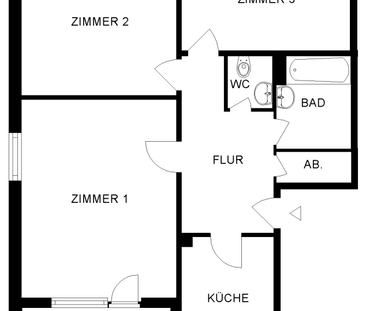 3 Zimmer Wohnung in Johannis mit Loggia - Photo 4