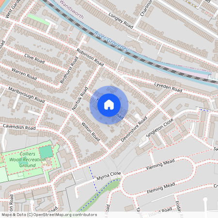 Harewood Road, Colliers Wood, London, SW19