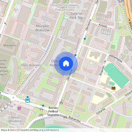 ul. Obrzeżna, Służewiec, Mokotów, Warszawa, mazowieckie