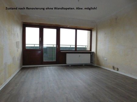 ***Großzügige 2-Zimmerwohnung mit modernisiertem Bad und 2 Balkone... ohne Wandtapeten*** - Foto 5