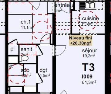 Location Appartement 3 pièces 61m² AVIGNON 84000 - Photo 2