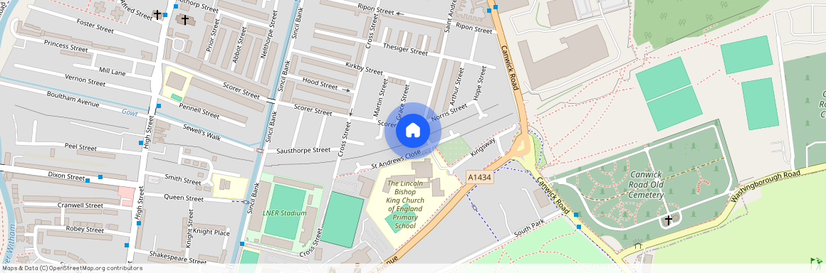 St Andrews Street, Lincoln, Lincolnshire, LN5