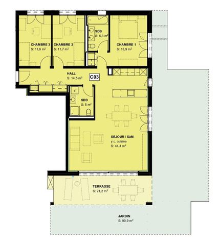 VAURLUZ - PROMOTION APPARTEMENTS NEUFS - 4 ½ PIECES - Photo 5