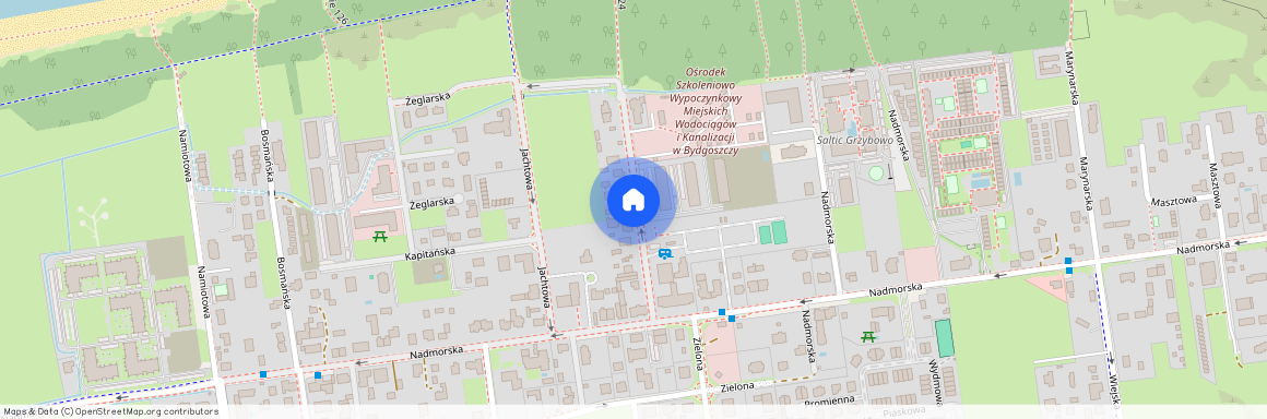 ul. Plażowa, Grzybowo, Kołobrzeg, kołobrzeski, zachodniopomorskie