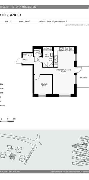 Stora Högestensgatan 7, Kalkbrottet - Foto 2