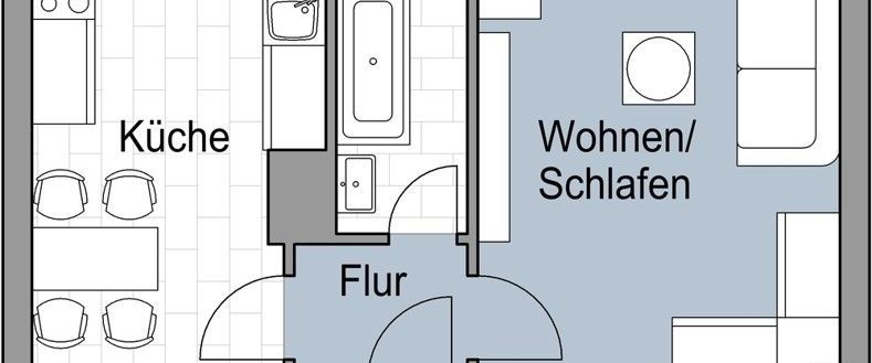 Singlewohnung in ruhiger Lage - Photo 1