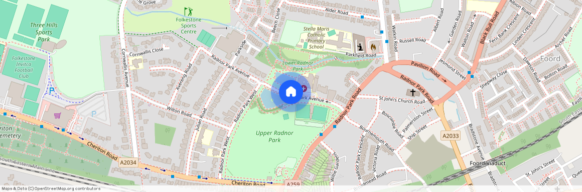 Radnor Park Avenue, Folkestone