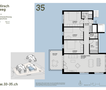 4.5 Zimmerwohnung in Winterthur - Foto 6