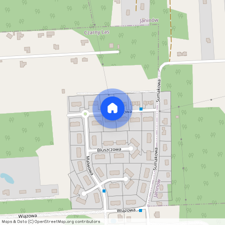 Cedrowa, Grodziski, Grodzisk Mazowiecki, Czarny Las