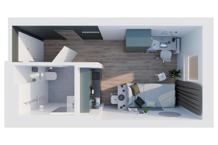 THE FIZZ Ludwigshafen - Mannheim – Vollmöblierte Single Apartments für Studierende - Photo 5