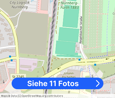 Frisch kernsanierte 2-Zimmer-Wohnung mit Balkon in Nürnberg – Erstb... - Foto 1