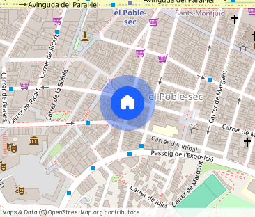 71m² Duplex to rent in El Poble-sec, Barcelona with optional garage - Photo 1