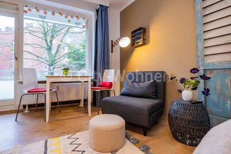 Komplett ausgestattetes Single-Apartment mit Loggia in Hamburg-Hoheluft - Photo 3