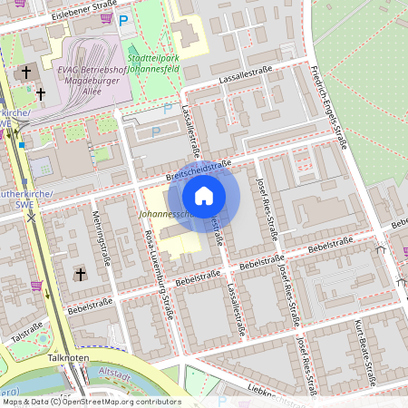 Lassallestraße, 13, 99086, Erfurt / Johannesplatz