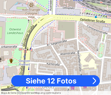 Modernes Stadtapartment mit Terrasse - in Deutz - Foto 1