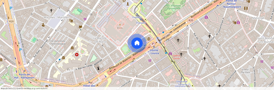 Boulevard de Waterloo 77, 1000 BRUXELLES