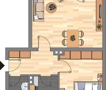 2-Zimmer-Wohnung in Essen - Foto 1