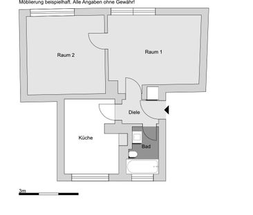 modernisierte 2,0-Zimmer-Wohnung in Bonn Castell - Photo 4