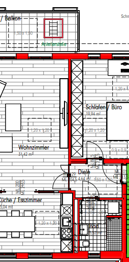 Erstbezug nach Dachgeschossaufstockung in Kirchderne - Foto 1