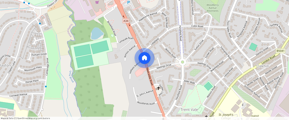 Off Newcastle Road, Stoke-On-Trent, ST4