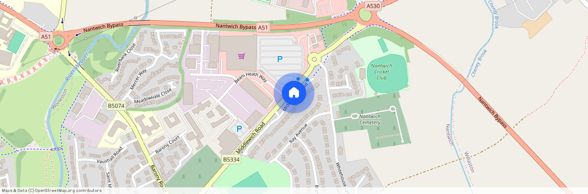 Middlewich Road, Nantwich