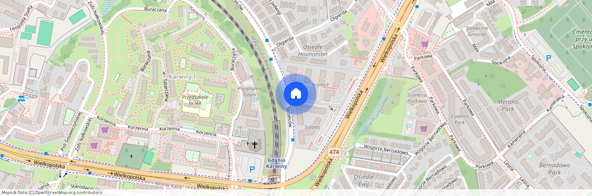 ul. Strzelców, Mały Kack, Gdynia, pomorskie