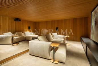 Contemporay villa with five car garage and panoramic sea views in El Madroñal