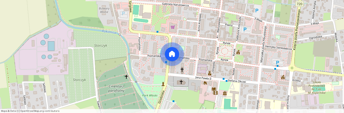 ul. Poznańska, Błonie, Błonie, warszawski zachodni, mazowieckie