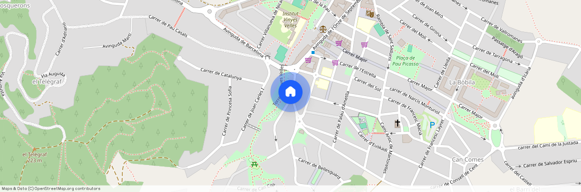 Les Planes, - Avinguda de la Mare de Déu de Montserrat 18