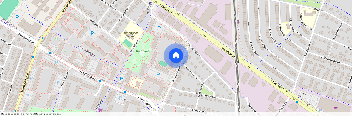 Almhög, Malmö, Skåne, Nydalavägen 3 A