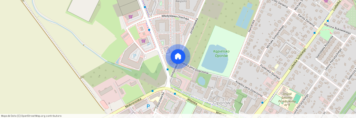 Wrocław, Krzyki, Oporów, Jordanowska-Dzierżonia