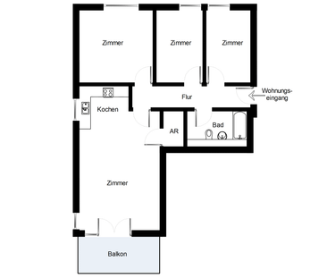 Wohnberechtigungsschein erforderlich ! - Foto 4