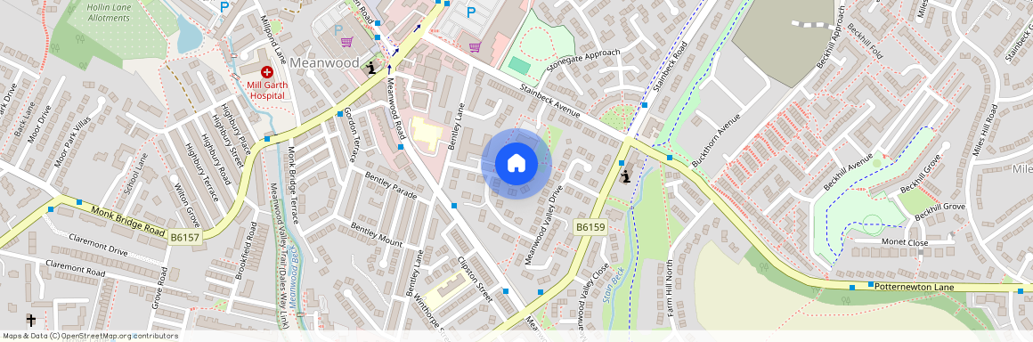 10, Meanwood Valley Green, Meanwood, Leeds, West Yorkshire, LS7 2SR