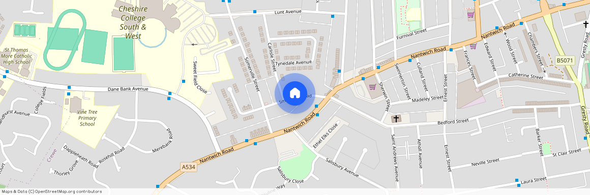Smallman Road, Crewe CW2