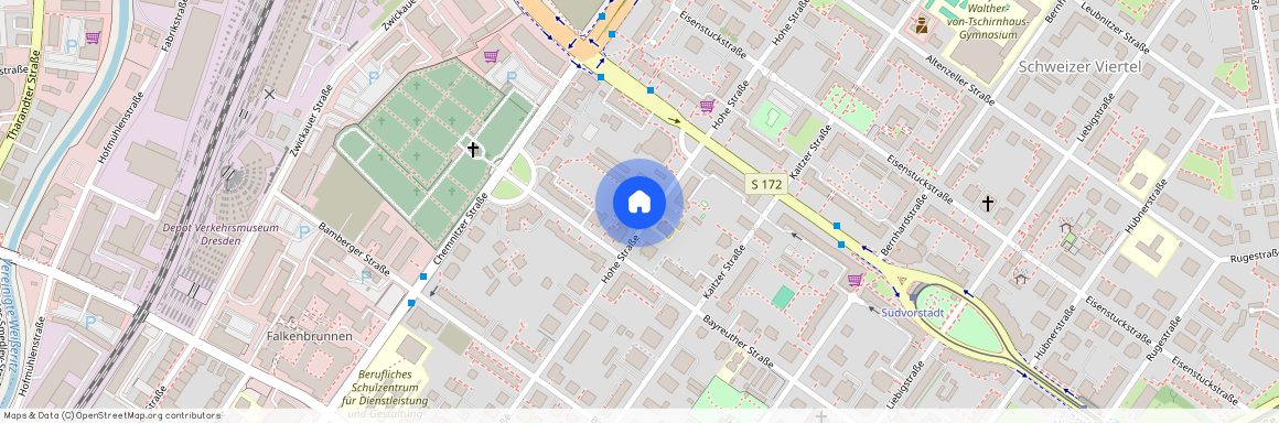 Hohe Str. 30, 01187 Dresden OT Südvorstadt-West