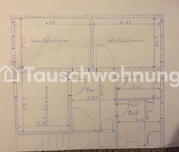 TAUSCHWOHNUNG 3 Zimmer Wohnung gegen 2 kleinere Wohnungen - Foto 1