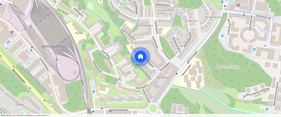 Multrågatan 18, Råcksta