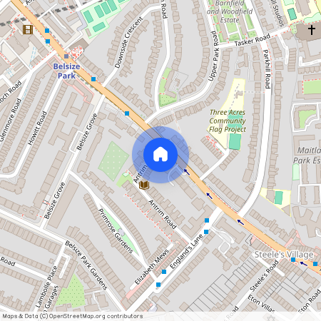 Elaine Court, Haverstock Hill, Belsize Park NW3