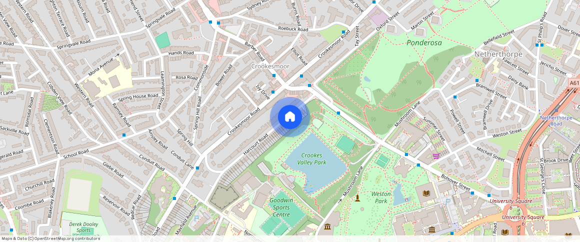 ** Harcourt Road, Crookesmoor, Sheffield, South Yorkshire, S10 1DH