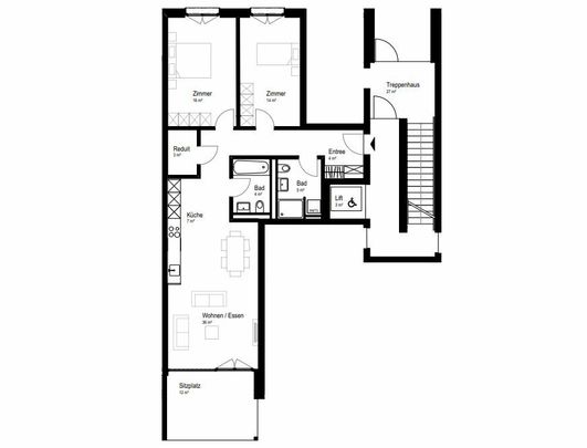 Attraktive 3.5 Zimmerwohnung an zentraler und naturnaher Lage - Foto 1