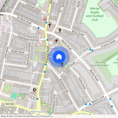 Priory Drive, Oldbury B68